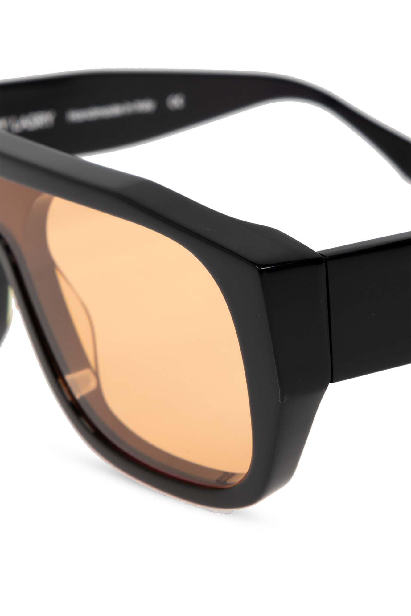 SVNX round sunglasses in gold with smoke black lens